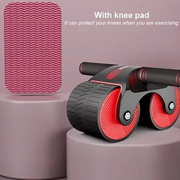 AB Wheel Roller with Rebound Assistance for Home Fitness