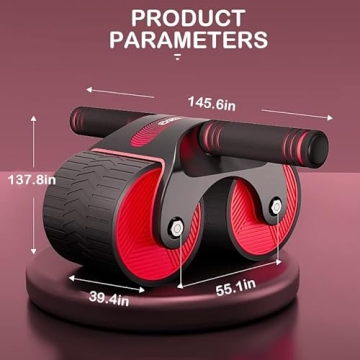 AB Wheel Roller with Rebound Assistance for Home Fitness