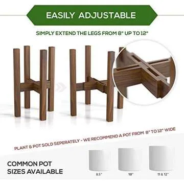 Sophia Mills Mid Century Plant Stand for Indoor Plants