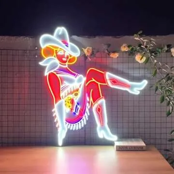 AOOS CUSTOM Custom Neon Signs, Personalized Neon Name Signs, Custom Made Neon Letters, Custom Design Neon Signs, Light Up Signs, Custom LED Neon Light Signs