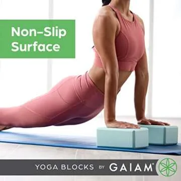 Gaiam Yoga Block, Marbled Granite