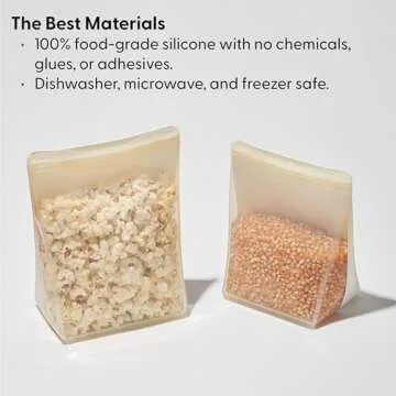 W&P Porter Silicone Reusable Storage Bag, 36oz for Eco-Friendly Storage