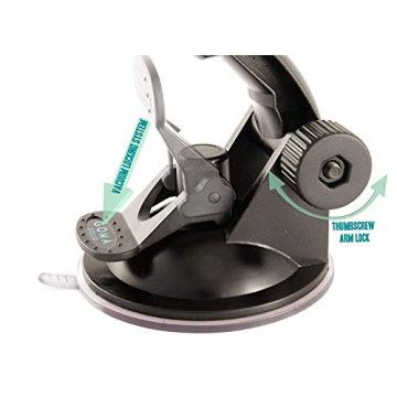 Suction Cup Car Mount for GoPro Hero Cameras and More