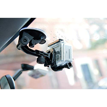 Suction Cup Car Mount for GoPro Hero Cameras and More