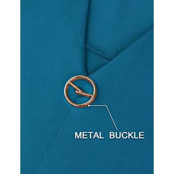 VALOLIA Women Tops and Blouses, Ladies Shirts 3/4 Sleeve Blouse Elegant V Neck Pleated Blouses Office High Low Hem Tunic Blouse Plus Size Flowy Tops for Women Dark Cyan XX-Large