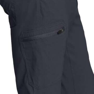Eddie Bauer Men's Athletic Fit Rainier Pants, Storm, 34W x 30L