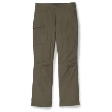 Eddie Bauer Men's Athletic Fit Rainier Pants, Storm, 34W x 30L