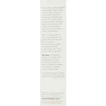 Andalou Naturals Blemish Gel for Clear Skin Treatment 0.6oz