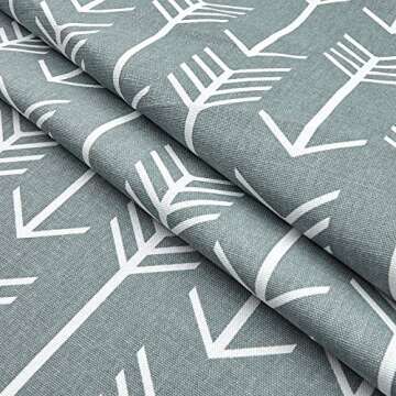 Premier Prints Arrow Cool Grey Fabric for Home Decor