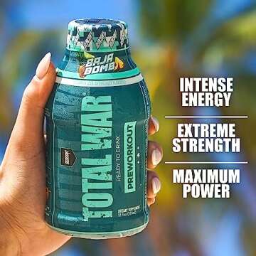 REDCON1 Total War RTD Preworkout - Sour Gummy Bear Drink