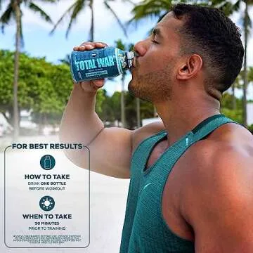 REDCON1 Total War RTD Preworkout - Sour Gummy Bear Drink