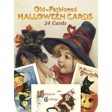 Old-Fashioned Halloween Cards: 24 Cards (Dover Postcards)