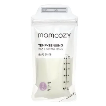 Momcozy Breastmilk Storing Bags, Temp-Sensing Discoloration Milk Storing Bags for Breastfeeding, Dis...