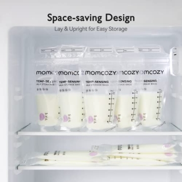 Momcozy Breastmilk Storage Bags with Temp-Sensing Technology