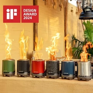 Stylish EAST OAK Smokeless Fire Pit for Outdoor Fun