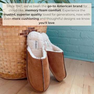 Luxury Dearfoams Suede Slippers for Comfort and Style