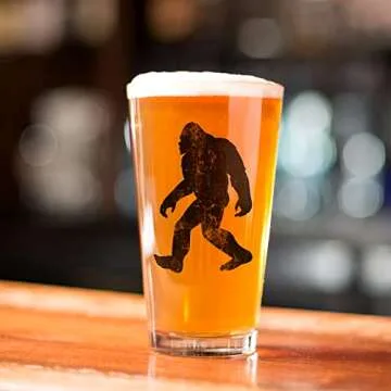 Rustic Black Lantern Pint Glasses Set for Beer Lovers