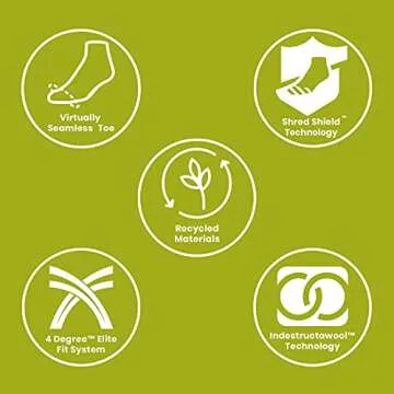 Smartwool Women's Hike Light Cushion Stitch Stripe Mid Crew Socks, Military Olive, Medium