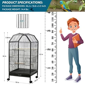Premium Olpchee Parakeet Bird Cage for All Birds