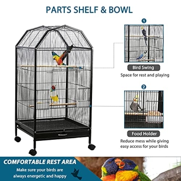 Premium Olpchee Parakeet Bird Cage for All Birds