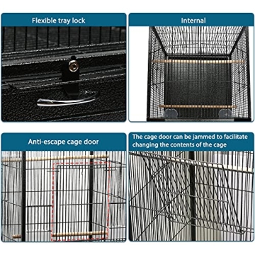 Premium Olpchee Parakeet Bird Cage for All Birds