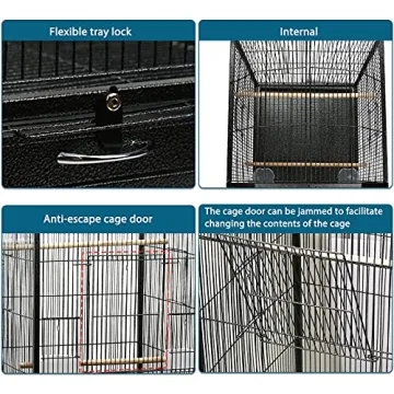 Premium Olpchee Parakeet Bird Cage for All Birds