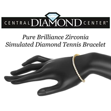 Elegant Swarovski CZ Tennis Bracelet - Central Diamond Center