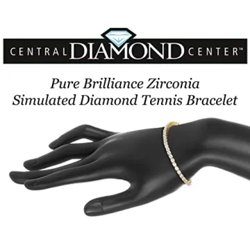 Elegant Swarovski CZ Tennis Bracelet - Central Diamond Center