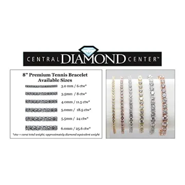 Elegant Swarovski CZ Tennis Bracelet - Central Diamond Center