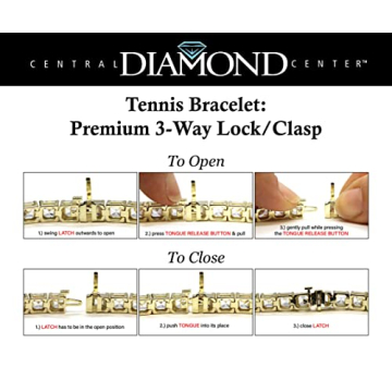 Elegant Swarovski CZ Tennis Bracelet - Central Diamond Center