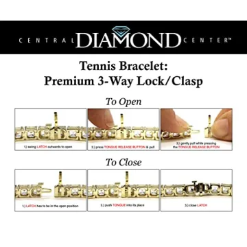 Elegant Swarovski CZ Tennis Bracelet - Central Diamond Center