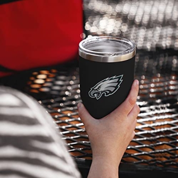 FOCO Philadelphia Eagles NFL Team Logo 30 oz Tumbler - Black