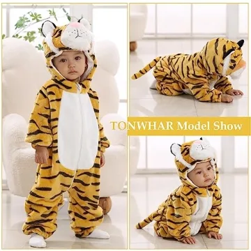 Stylish Baby Tiger Onesie for Warmth and Comfort