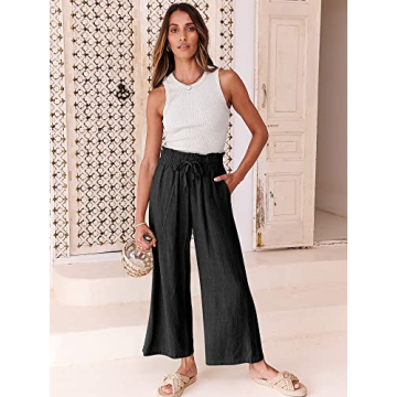 Caracilia Women's Palazzo Pants - Stylish Comfort for Summer