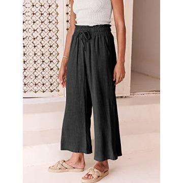 Caracilia Women's Palazzo Pants - Stylish Comfort for Summer