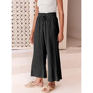 Caracilia Women's Palazzo Pants - Stylish Comfort for Summer