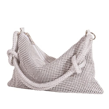 AZWBAG Sparkly Rhinestone Evening Clutch for Women