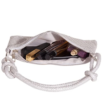 AZWBAG Sparkly Rhinestone Evening Clutch for Women