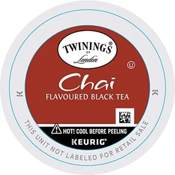 Twinings Chai Black Tea K-Cup Pods - 72 Total Pods