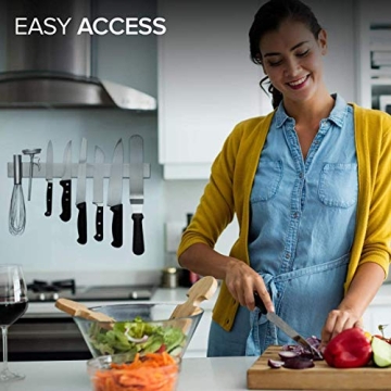 Modern 16 Inch Magnetic Knife Bar for Kitchen Organization