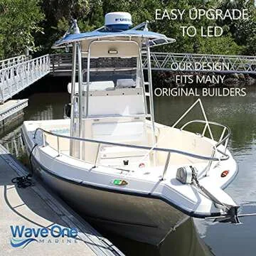 LED Shark Eye Boat Navigation Lights | Waterproof USCG 2NM | Stainless