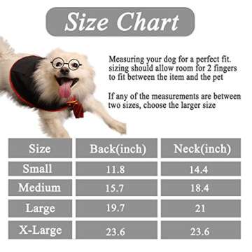Coomour Halloween Dog Costume Pet Wizard Shirt Cat Soft Clothes for Dogs Cats Soft Hoodies with Glasses (Medium)