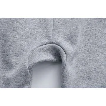 Owlivia Organic Cotton Baby Boy Girl 2-Pack Wiggle Pant Jogging Pant (Sage+Gray Melange, 3-6 Months)