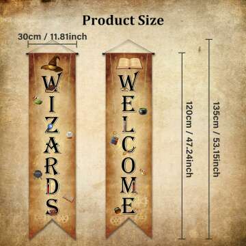 Wizard Porch Signs - Magical Door Decorations