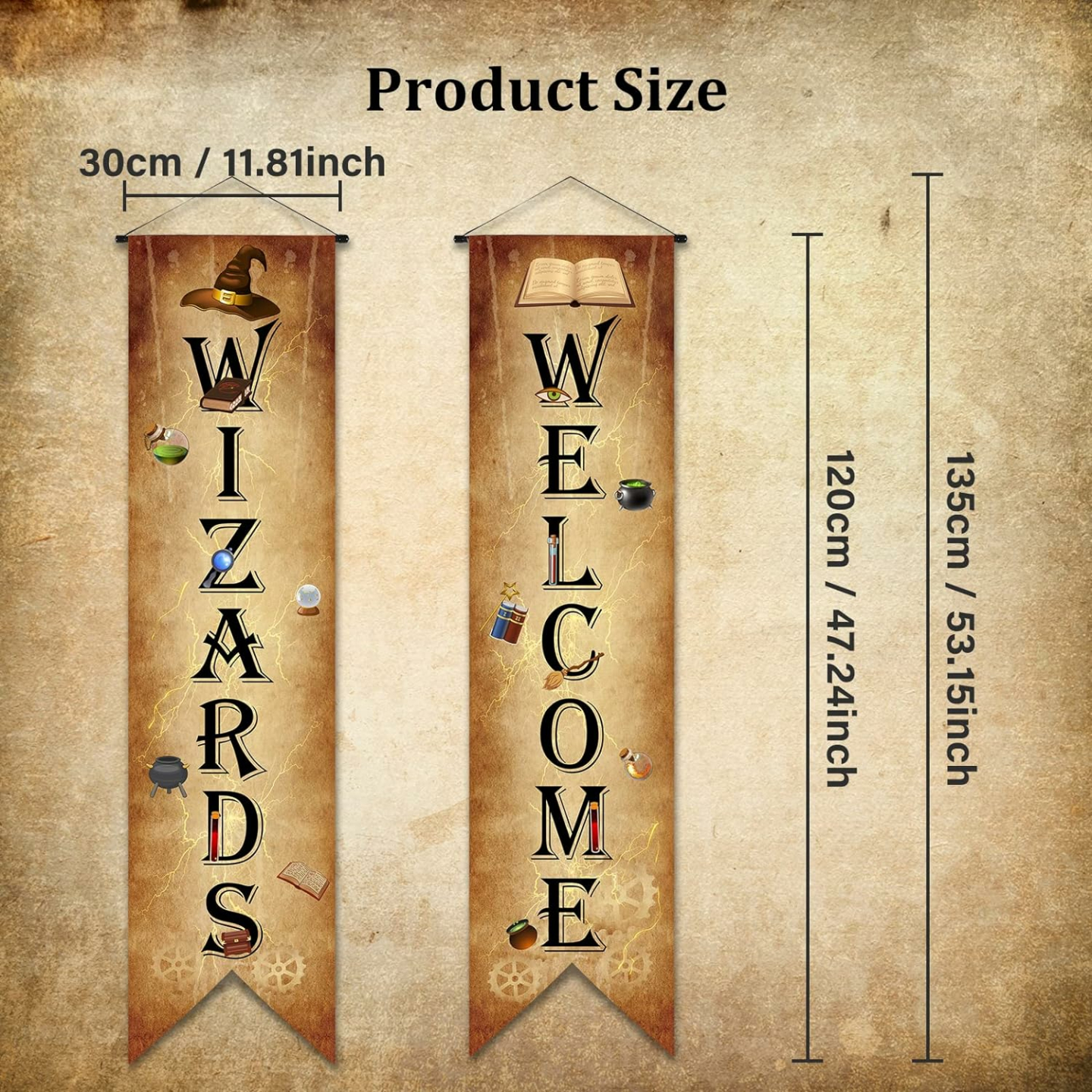 Wizard Porch Signs - Magical Door Decorations