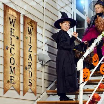 Wizard Porch Signs - Magical Door Decorations