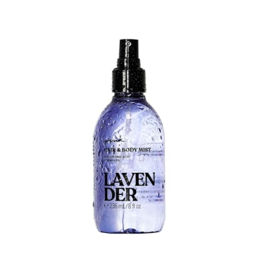 Victoria's Secret PINK Hair and Body Mist, Lavender 8 oz - Soothing Mist for Hair and Skin