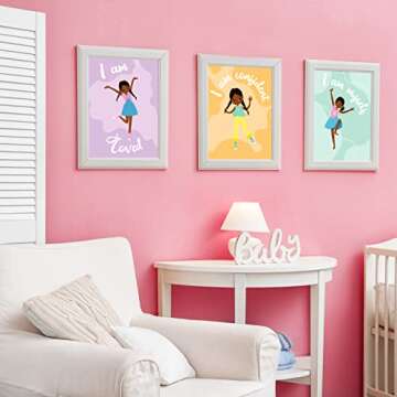 Motivational Black Girl Wall Decor - Inspire Young Minds