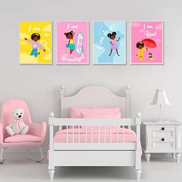 Motivational Black Girl Wall Decor - Inspire Young Minds