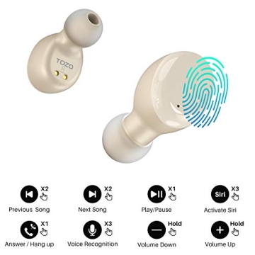 TOZO T6 True Wireless Earbuds Exceptional Sound & Comfort